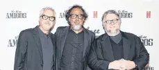  ?? ?? Cuarón, Iñárritu y Del Toro dan la cara por los latinos.