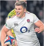  ??  ?? England’s Owen Farrell’s two no-arm hits went unpunished.