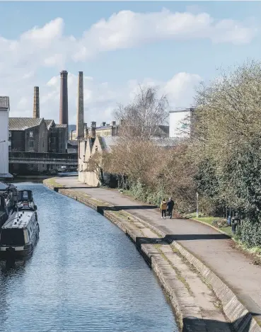  ?? PICTURE: GETTY IMAGES. ?? FAVOURITES: The Leeds and Liverpool Canal at Shipley with all its industrial heritage is a great walk (PICTURE: BRUCE ROLLINSON) and Richard admires Mel B.