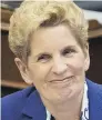  ??  ?? Kathleen Wynne