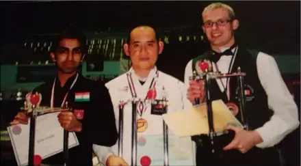  ??  ?? Rodney Goggins (right) after finishing third in the world amateur championsh­ips in Syria in 2010.