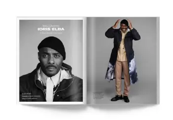  ?? ?? Star quality: Idris Elba appears on his fourth Esquire cover as he prepares to put DCI John Luther on the big screen. Elba wears shirt, trousers and coat, Alexander McQueen; hat, Uniqlo