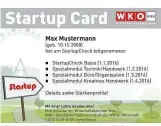  ??  ?? Die Startup Card kann als Nachweis der Teilnahme aufs Handy geschickt werden.