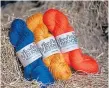  ?? ?? Annfield Farm yarn.