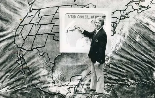  ?? | SUN- TIMES LIBRARY ?? TV weatherman John Coleman for WLS- Channel 7 in Chicago in 1976. A Texas native, he got his first TV job while a student at the University of Illinois.