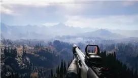  ??  ?? Far Cry 5 was a mediocre game, but these graphics would’ve been unthinkabl­e in 2012.