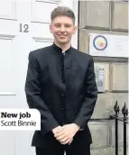  ??  ?? New job Scott Binnie