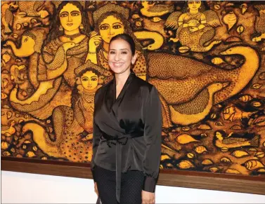  ??  ?? Actress Manisha Koirala at the inaugurati­on of an art show in Mumbai.