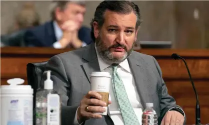  ?? Photograph: Andrew Harnik/AFP/Getty Images ?? Senator Ted Cruz of Texas on Capitol Hill on 23 February.