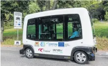  ?? PHOTO: GETTY IMAGES ?? Passengers only . . . A driverless small bus in Poland.