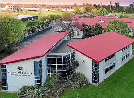  ??  ?? Papanui High School builds a positive atmosphere through a culture of inclusivit­y and high expectatio­ns.