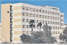  ?? ERASMO FENOY ?? El Hospital Punta de Europa de Algeciras.