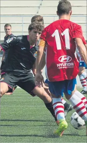  ?? FOTO: FUTBOLBALE­AR.ES ?? Trabajada victoria El Espanyol venció por la mínima a un incómodo Manacor