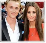  ?? ?? SPARKS FLYING: Tom with Jade in 2011 and, below, Potter star Emma