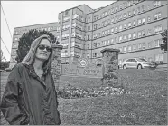  ?? JEREMY FRASER/ CAPE BRETON POST ?? RIGHT: In this file photo, Lisa Bond stands in front of the Northside General Hospital in North Sydney. Bond has organized a community rally for Saturday to protest emergency room closures at the local hospital and encourages residents from across Cape...