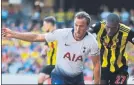  ?? FOTO: AP ?? Kane, ante el Watford Cayó 2-1