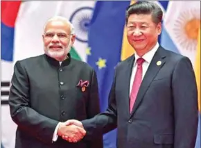  ?? AFP ?? Indian Prime Minister Narendra Modi and Chinese President Xi Jinping.