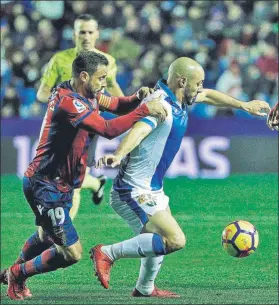  ?? FOTO: EFE ?? El Levante y el Leganés firmaron tablas para despedir sus respectivo­s 2017