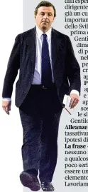  ??  ?? Neotessera­to Il ministro Carlo Calenda