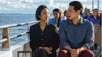  ?? JON PACK / COURTESY OF A24 ?? Greta Lee (left) and Teo Yoo in “Past Lives.”