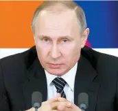  ??  ?? Sous la gouverne du président Vladimir Poutine, la part du PIB russe consacrée à la défense est comparable à l’époque de la guerre froide.