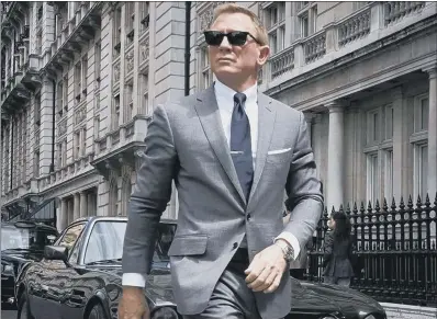  ??  ?? WAITING GAME: The latest James Bond film, No Time To Die, starring Daniel Craig, has been delayed until November with cinemas in Asia shut.
