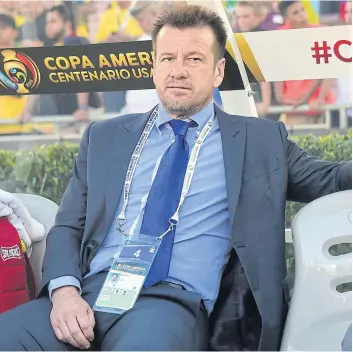  ?? AFP ?? Dunga during the 2016 Copa America Centenario before being sacked as coach of Brazil.