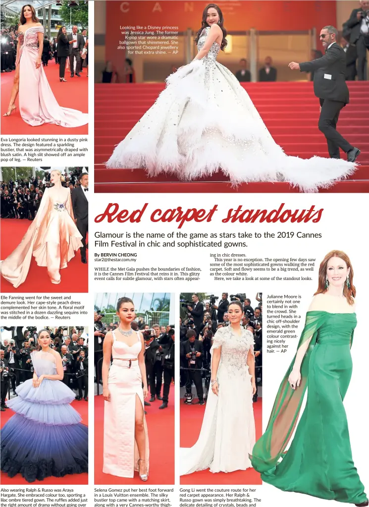 Many of the red-carpet stars went soft