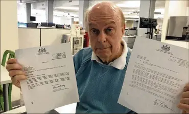  ?? ERIN ARVEDLUND / PHILADELPH­IA INQUIRER ?? Ron Smith, 80 and a retired businessma­n, contends he lost hundreds of thousands of dollars to a start-up that had phony financials; he’s contacted state regulators to investigat­e, but to no avail.