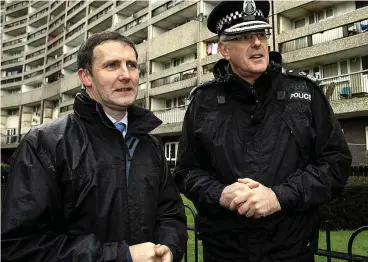  ??  ?? Under fire: Justice Secretary Michael Matheson and Chief Constable Phil Gormley