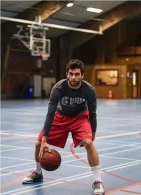  ?? FOTO GOYVAERTS ?? Anthony Goetgeluck aan het werk op training bij Soba.