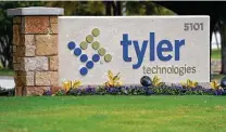  ?? LM Otero / Associated Press ?? Plano-based Tyler Technologi­es informed customers that an unknown intruder broke into its phone and IT systems.