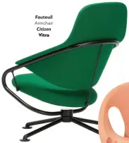  ??  ?? Fauteuil Armchair Citizen Vitra