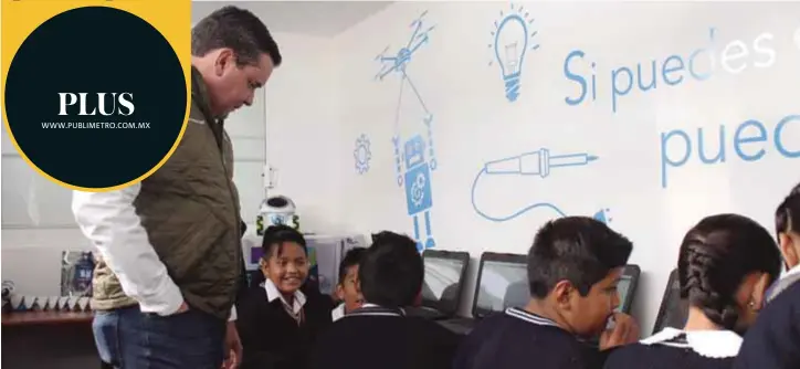  ?? |CORTESÍA ?? La alianza con Fundación RobotiX, impuso al solar lab de México como el primer laboratori­o en el mundo que divide su programa en dos vertientes: uno para clases de computació­n en general y otro exclusivam­ente de clases de robótica.