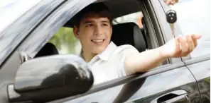  ??  ?? While a teen receiving his or her first vehicle is a special occasion, there are many factors to consider when deciding which vehicle will provide the most safety and durability throughout the teen’s time with the vehicle.