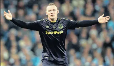  ?? PICTURE: EPA ?? BACK HOME: After leaving Manchester United and retiring from internatio­nal football, Wayne Rooney is enjoying a new lease of life at Everton.