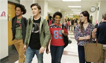  ??  ?? STRIDING OUT. The titular lead of is played by Nick Robinson, second from left.