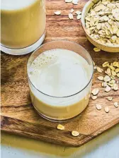  ?? TNS ?? For the best at-home lattes, make your own oat milk.