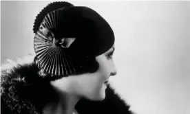  ?? Photograph: Luigi Diaz/ Getty Images ?? A pleated black satin hat by designer Eliane Mary, circa 1935.