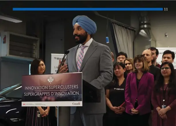  ?? Photo courtesy Innovation, Science and Economic Developmen­t Canada ?? Not so ironically, we need to be more innovative in developing the very policies that encourage business innovation, writes federal Innovation Minister Navdeep Bains.