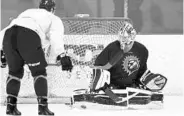  ?? JACOB LANGSTON/STAFF PHOTOGRAPH­ER ?? ‘I’ve been very fortunate to land in some good spots,’ says Orlando’s Rob Madore, who has been on 6 ECHL teams.