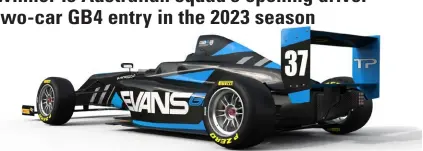  ?? ?? Evans GP expands to the UK after starring in Formula Regional Asia