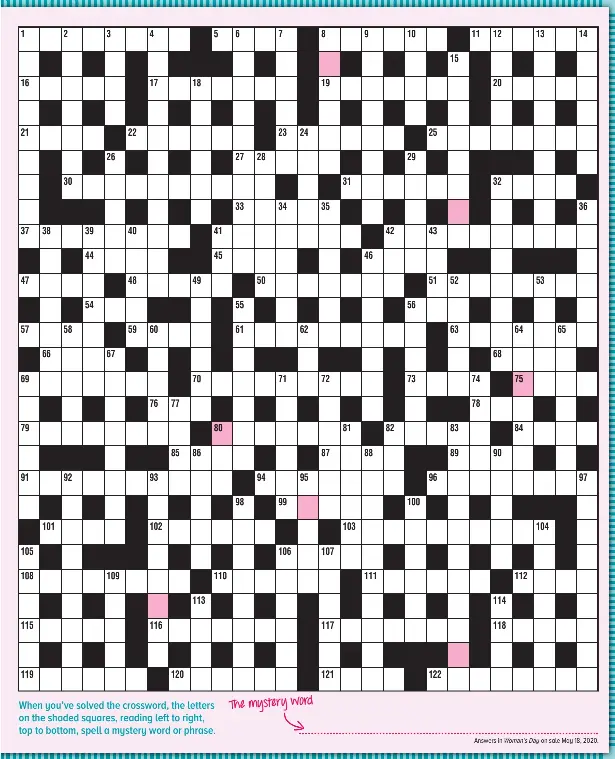 This Week S Big Crossword Pressreader