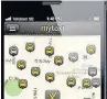  ??  ?? SWITCH Mytaxi mobile app