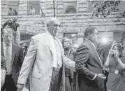  ?? Nate Smallwood / New York Times ?? Bill Cosby arrives Monday for jury selection at the Allegheny County Courthouse in Pittsburgh.