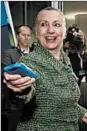  ?? J. SCOTT APPLEWHITE/AP 2011 ?? Hillary Clinton has acknowledg­ed her private email server was a mistake.