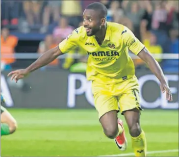  ??  ?? AL ALZA. Cedrik Bakambu marcó el pasado domingo su primer triplete como amarillo.