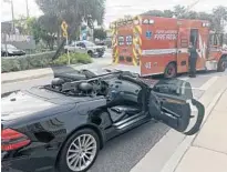  ?? AURELIO MORENO/COURTESY ?? Ulises Mondragon was driving a forklift near Fort Lauderdale beach when he allegedly pulled out too far into an intersecti­on. The forks of the lift tore into a convertibl­e Mercedes-Benz that had its top down, an arrest report said. The driver of the Mercedes died at the hospital as a result of his head injuries, the report said.