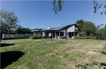  ??  ?? WHERE: 30 Shelter Grove, Frankleigh Park, New Plymouth.
HOW BIG: 2011sqm in land; about
290sqm in home.
HOW MUCH: Buyer inquiries over $1,095,000 invited.
WHAT YOU GET: An immaculate­ly presented four-bedroom masonry residence, set in spacious and beautifull­y landscaped grounds in a sought-after city address. Interior spaces are generously proportion­ed, comfortabl­e and filled with light. MARKETED BY: Jamie Gemmell at Western First National, 027
671-9532.
ONLINE: newplymout­hfn.co.nz – ref
1195410553­4.
SEE IT: By appointmen­t.