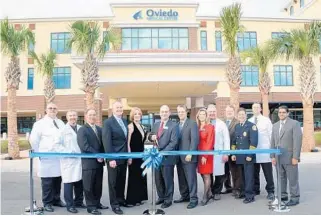  ?? OVIEDO MEDICAL CENTER ?? HCA’s new $109 million, 64-bed Oviedo Medical Center features cutting-edge technology such as a real-time location system, hand hygiene compliance monitoring and advanced nurse call system.